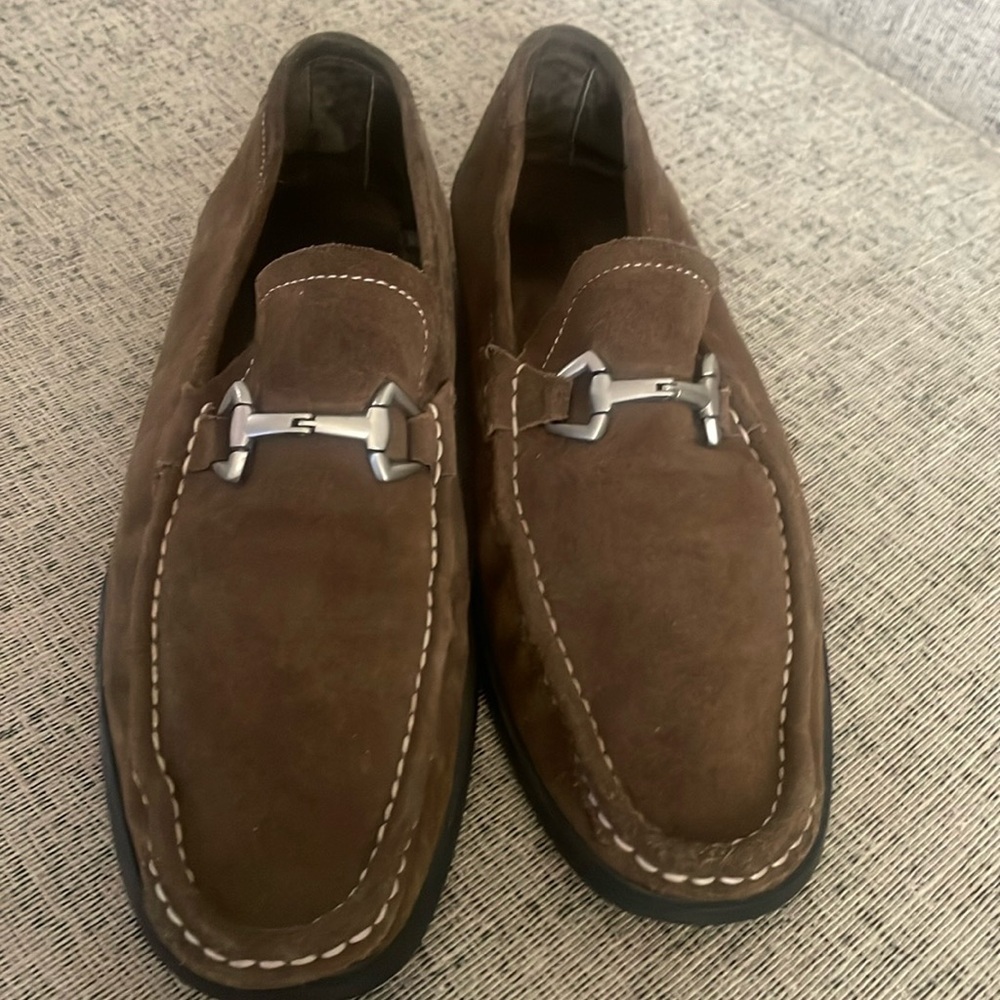 Robert Wayne Dan Marco Brown Suede‎ Leather Loafer Size 9.5D